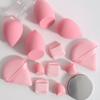 14-teiliges Make-up-Schwamm-Set mit Aufbewahrungsglas, latexfreier, ultraweicher Beauty Blender für Foundation & Concealer, doppelt verwendbar nass/trocken