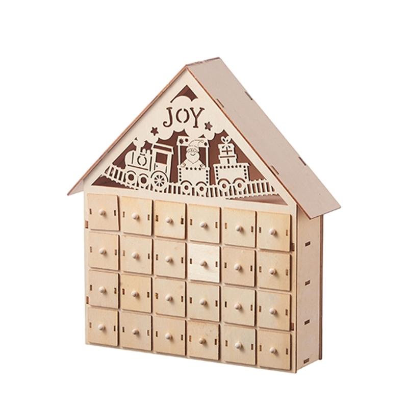 

Festive Christmas Advent Calendar Exquisite Desktop Decor Durable Reusable Time Reminder for Homes, Schools, and Offices