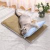 Summer Pet Mat Mat Cat Mat Mat Waterproof Non-stick Fur Cat Mat Cooling Straw Mat Puppy Mat Cat Litter Mat