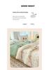 Class A Double-layer Gauze Washed Cotton Quilt - Thickened and Warm for Winter and Spring (3-4 lbs) Single Quilt Core