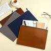 Zipper Bag Document Bag PU Leather Information Bag File Storage Clip  School Office Supplies