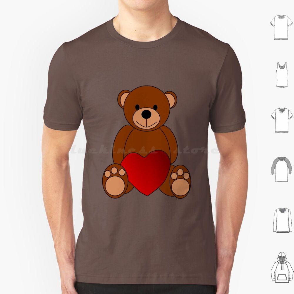Teddy Love T Shirt Men Women Kids 6xl Teddy Love Bear Teddybear Valentine Valentinesday Red Indianred Indian Brown Toy Toys