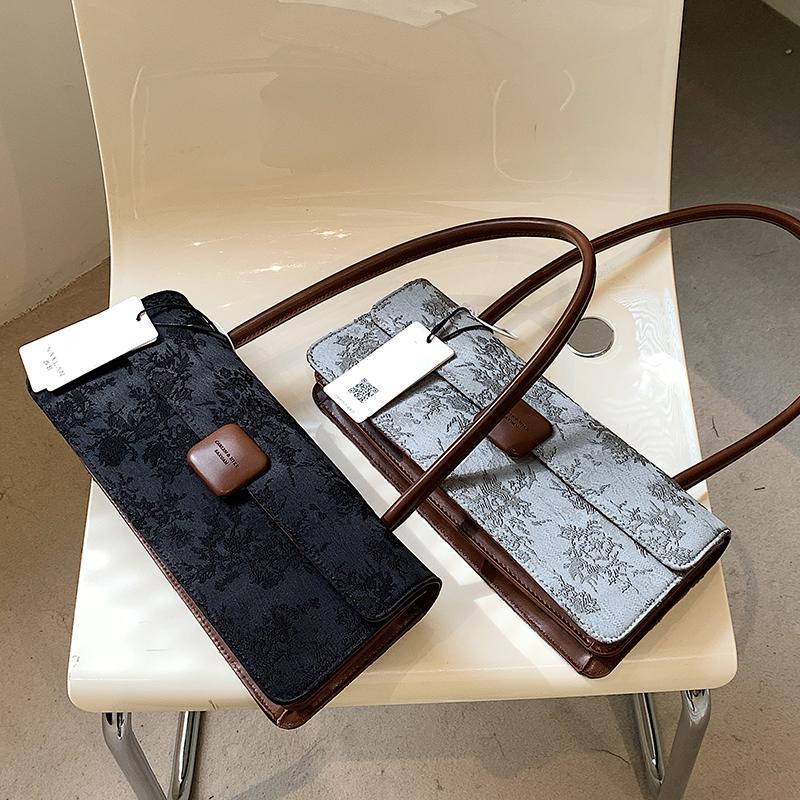 Luksusowa Designerska Damska Torba Retro Żakardowe Torby Podpachowe na Ramię Elegancka Modna Damska Torebka na Wszystko na Imprezę