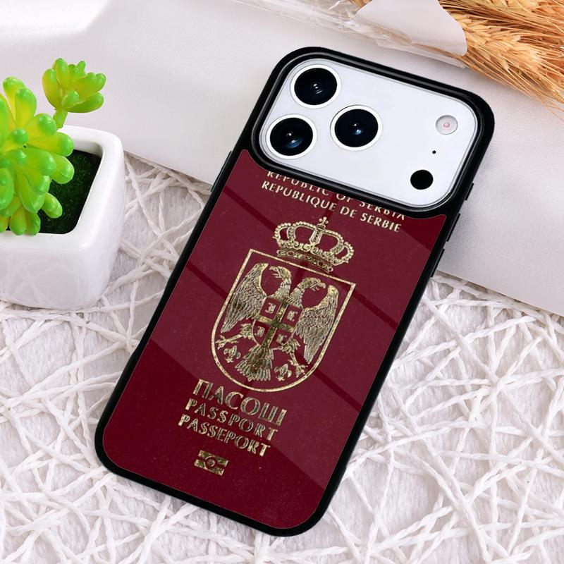 Serbia Flag Shockproof Phone Case for iPhone 17 Air 16e 15 11 12 14 13 Pro Max Cover Coque