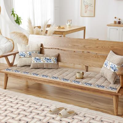 New Chinese Solid Wood Sofa Cover All-season Universal Couch Cushion Chenille Sofa Cushion Bench Anti Slip Thickening Sofa Mat