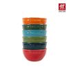 Rainbow Ceramic Bowl Set (6-Piece)