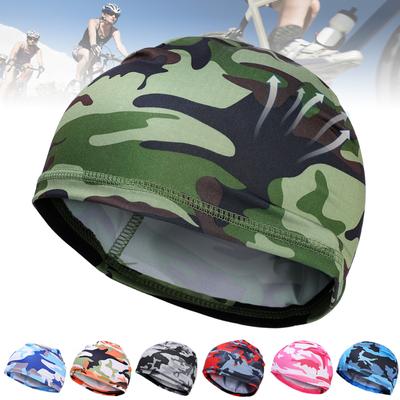 Cycling Quick Dry Cap Hat Unisex Summer Motorcycle Bike Hat Sweat Wicking Breathable Anti-UV Helmet Inner Cap Outdoor Sports Cap