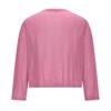 Women's Mesh 3/4 Sleeve Open Front Sequin Bolero Glitter Cropped Cardigan Jacket Cocktail Party Shrug Short Coats Sea Blue XXL New Arrival