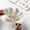 European Phnom Penh Shell Plate Ceramic Decorative Ornament Family Company Fruit Candy Fruit Plate Light Luxury Decorative Plate
