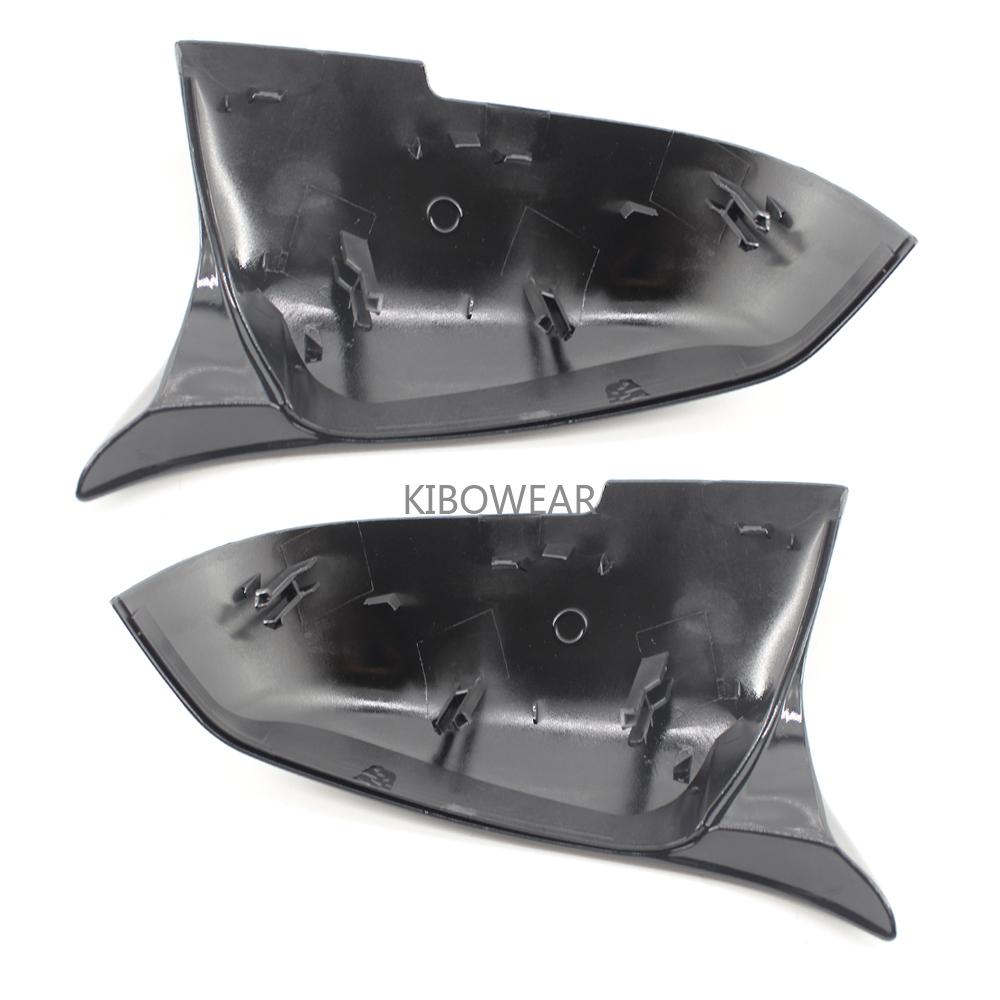 KIBOWEAR for BMW F22 F32 F35 F20 F30 X1 E84 Black Glossy Side Mirror Cover Caps ( like M3 M4 style) 1 2 3 4 series