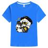 100% Baumwolle Spiel Mord Drohnen Kinder T-Shirt Cartoon Print Kinder T-Shirts Streetwear Jungen Mädchen Sommer Oberteile Rundhals Kurzarm
