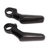 Mountain Bike Handlebars Bar Ends 1 Pair Carbon Fiber 3K L Shape Ergonomic Road Bike Bar Ends for 22.2mm Bike Handlebar