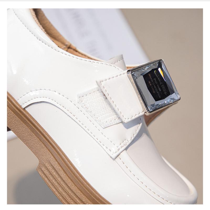 New Spring and Autumn Girls' College Style Retro Princess Shoes Children's Versatile Trendy Comfortable Soft-soled Leather Shoes