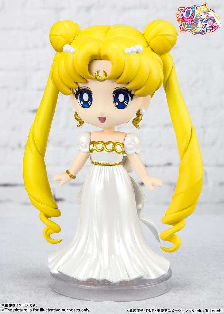 TAMASHII NATIONS Figuarts mini Pretty Guardian Sailor Moon Princess approximately PVC ABS painted action figure Serenity, 90mm, &