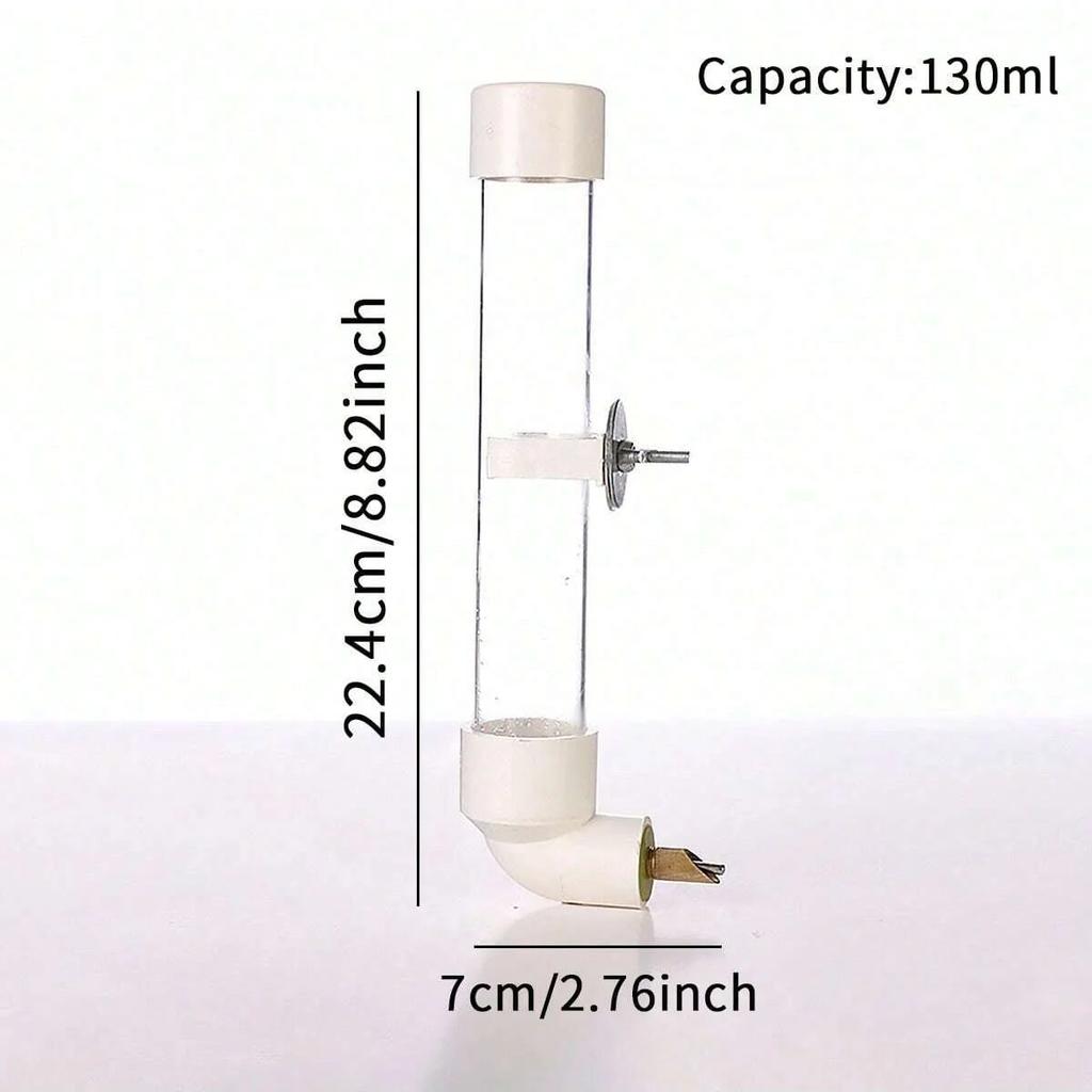 1pc-Bird automatic water dispenser, water bottle with needle, equipment for providing water to birds