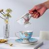 Light Luxury Bone China Coffee Cups And Saucers, High-End Exquisite Household Afternoon Tea Set, Cup Couple Cup Gift Box.