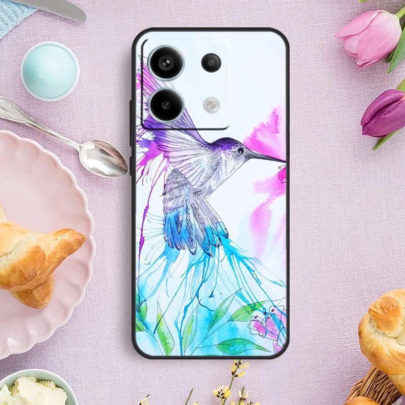 Hummingbird Phone Case For Redmi Note 12 11 9 10 13 Pro Plus 9S 10S 11S 12S Redmi 13C 9C 10C 12C Cover