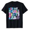 In My Double Digits Era Retro 10 Year Old 10th Birthday Girl T-Shirt Fashion Tees Daughter Gifts Autumn and Winter Innerwear