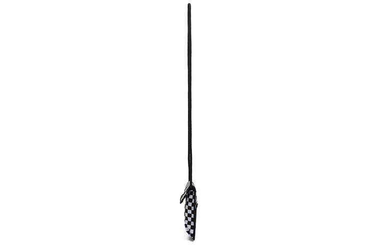 Vans Polyester Cell Phone Pouch, Shoulder Bag, Crossbody Bag Unisex Black White Checkerboard VN0A4S71705