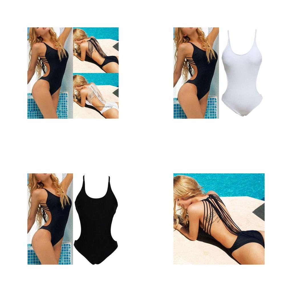 Stilvoller Einteiler Bandage Bikini Mit Push-up Polsterung Für Eine Schmeichelhafte Passform