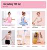 Girls' Nude Base Layer Dance Tights - Velvet-Lined Warm Winter Leggings