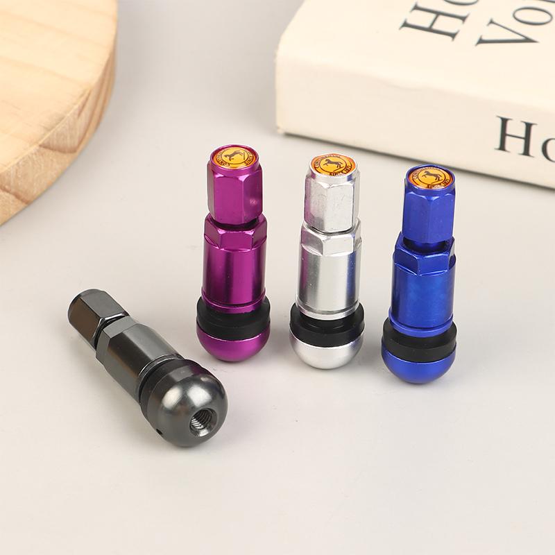 4 Buc. Aliaj Aluminiu Mașină Tubeless Roată Anvelopă Valvă Durabilă Profesională Accesorii Anvelopă Auto Tijă Fund Rotund Capac Hexagonal Mașină