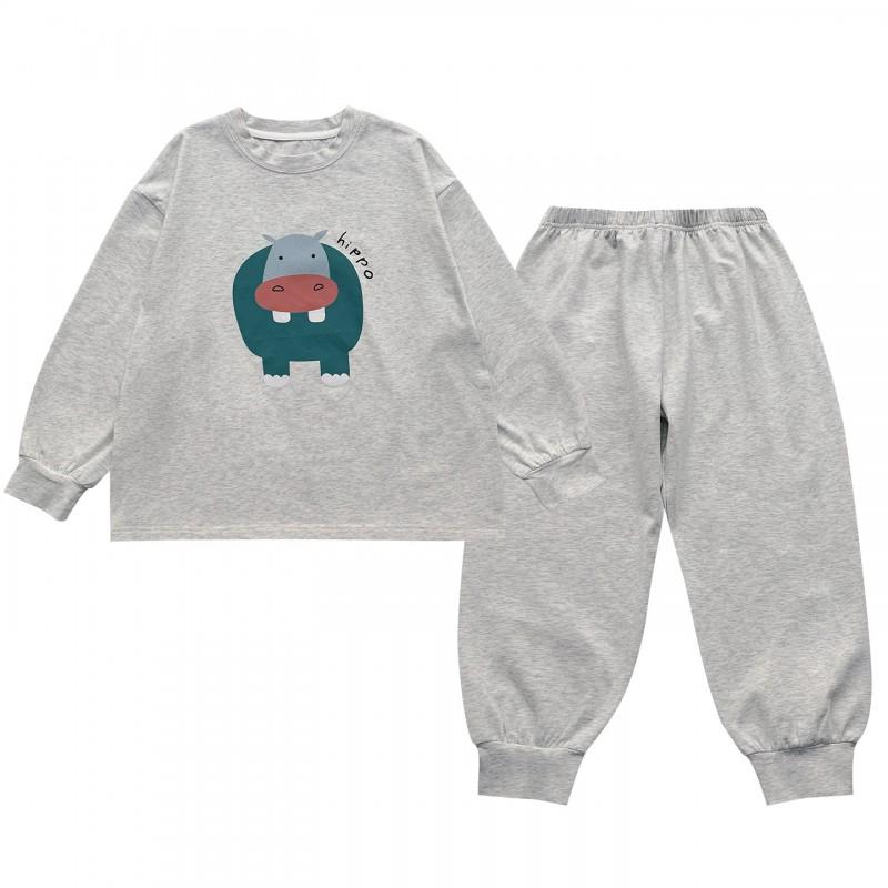 Boys Winter Pajamas Set Cartoon Loungewear Soft Cotton Kids Home Clothes 90-150cm