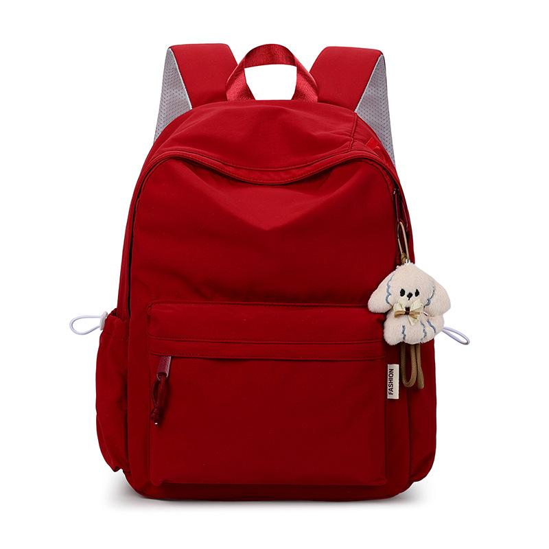 Schoolbag Backpack Fashion Versatile College Student School Bag Outdoor Travel Large Capacity Backpack Commuter Versatile Backpack