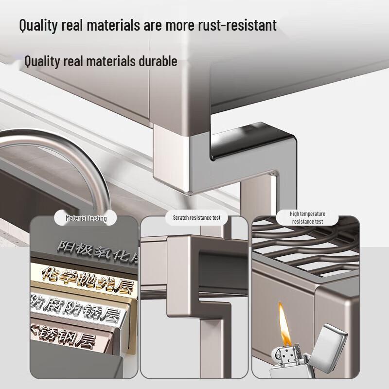 Multi-Layer Kitchen Countertop Appliance Storage Rack