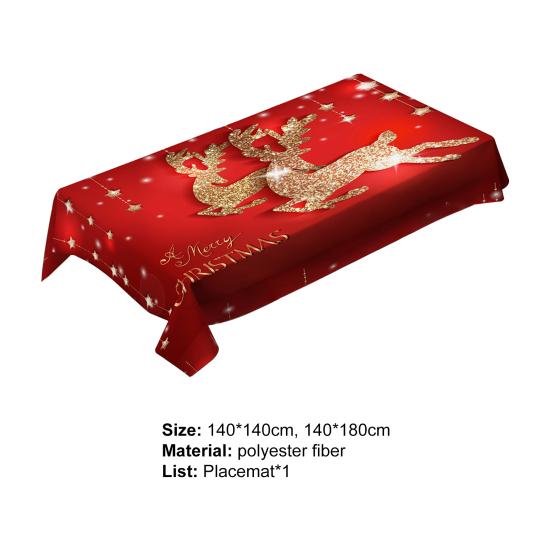 Fețe de masă delicate Absorbante Impermeabile Poliester Crăciun Huse de protecție pentru masă pentru bucătărie