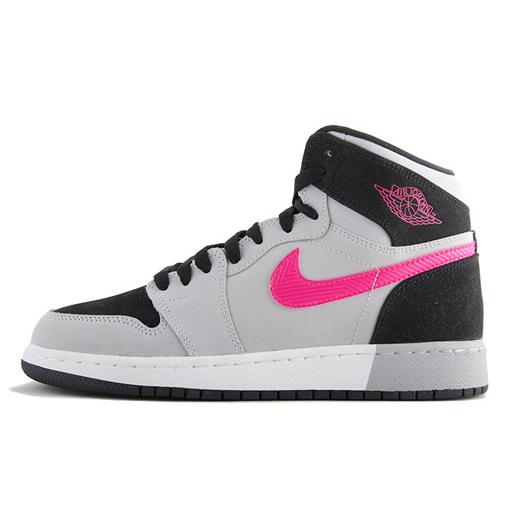 Air JORDAN 1 Retro High GG Deadly Pink GS 332148-010 36 розовый/чёрный