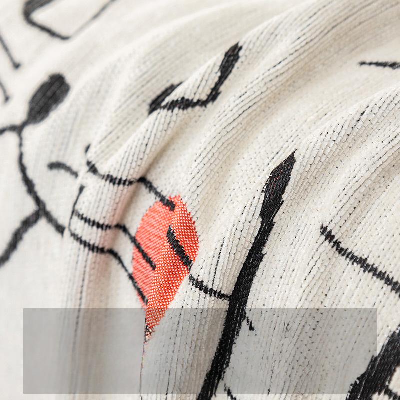 Chenille Anti-Scratching Sofa Towel Full Cover Cloth Cartoon Creative Dust-Proof All-Inclusive Universal Sofa Cover Non-Slip Seat Cushion
