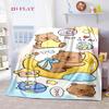 Capybara Companions Blanket Suitable for All Seasons Soft and Comfortable Digital Printing Sheet Nap Blanket