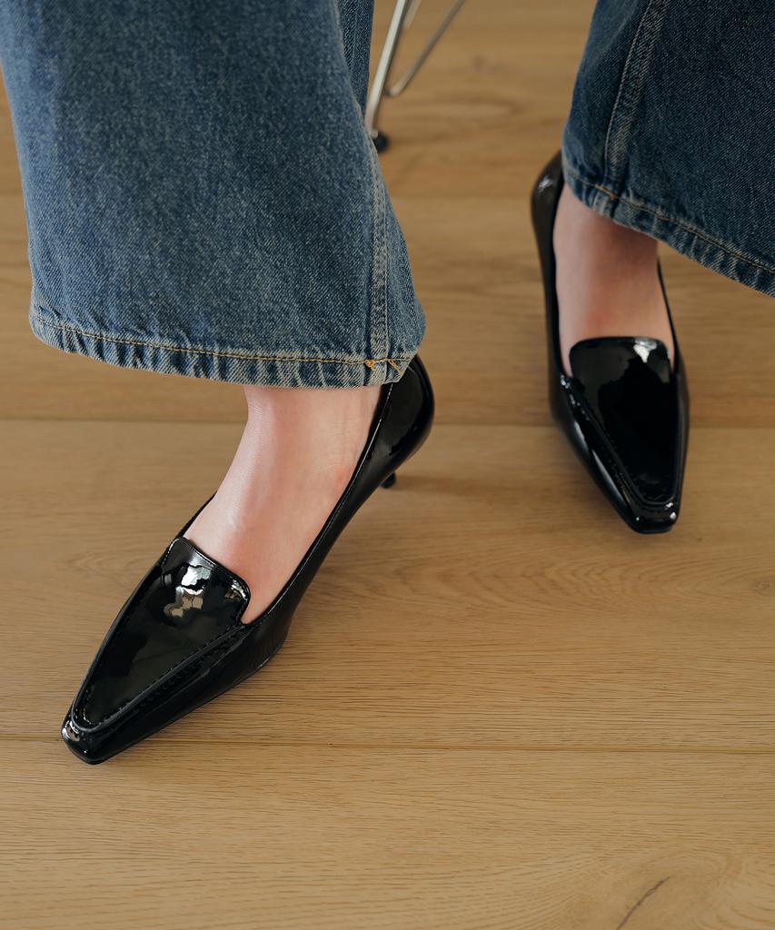 Moodnight Fade Classic Loafer Heel Pumps - 3 Colors | 4.5Cm