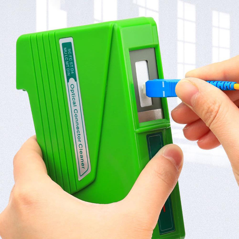 Cleaning Tools Cassette End Type Fiber Optic Cleaner Cleaning Box Cassette for SC FC ST MU LC MPO MT MTRJ