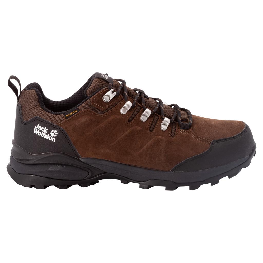 Hiking Shoes Jack Wolfskin Refugio Texapore Low (4049851-5298) Brown/phantom