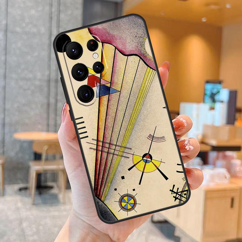 Wassily Kandinsky Abstract Phone Case For Samsung Galaxy S25 S23 S22 S21 S20 S24 Ultra S9 S10 Plus S25 FE Back Cover