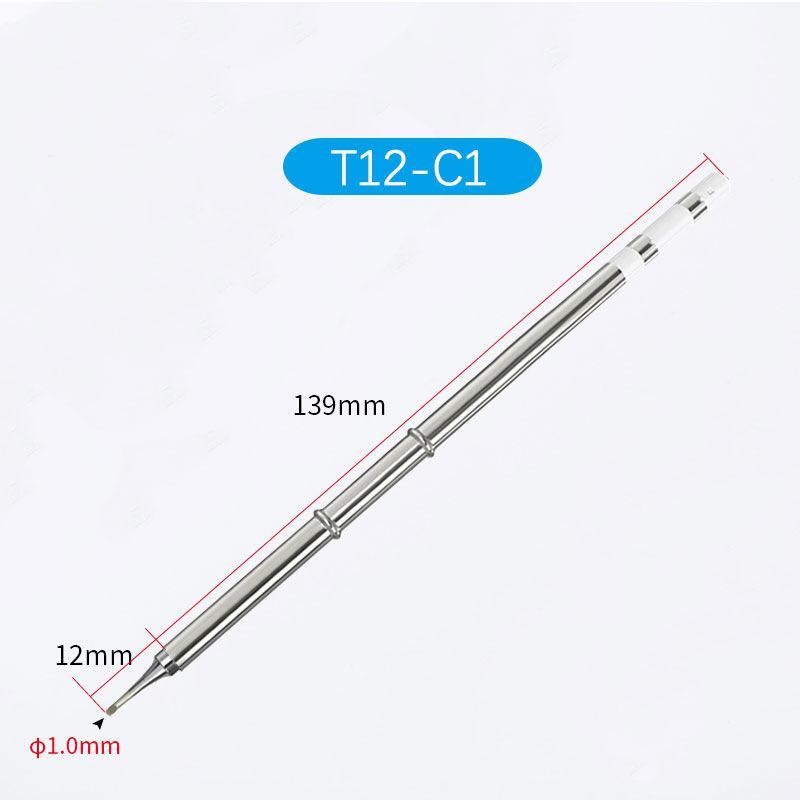 T12 Series Soldering Iron Tip High Accuracy Multi-use Replacement Fit for Hakko FX951 Electric Soldering Station