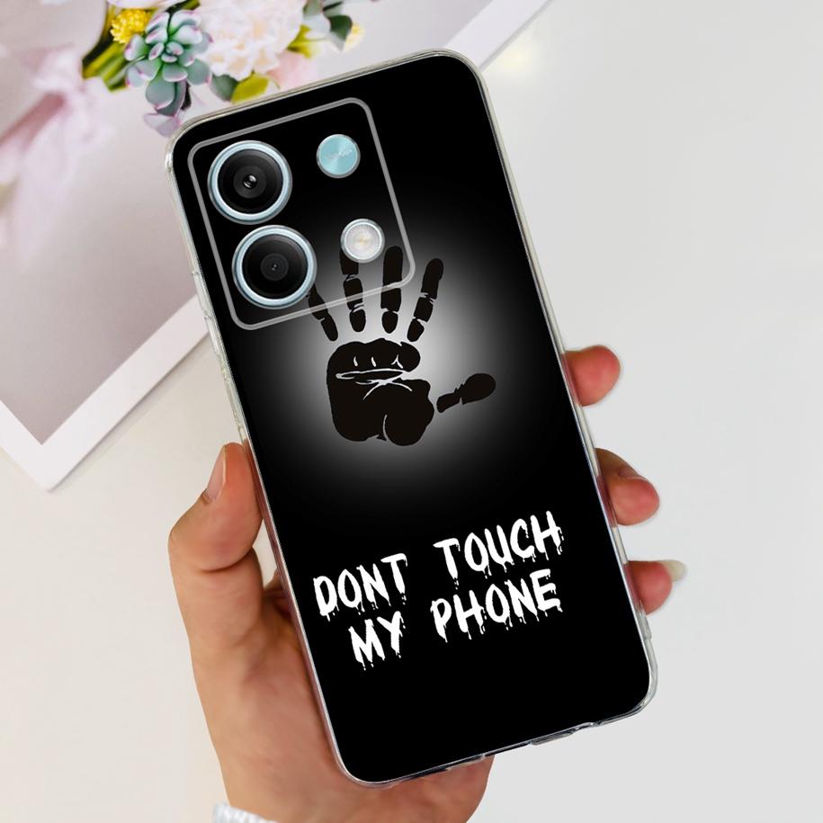 For Xiaomi Redmi Note 13 2024 Case Fashion Flower Soft Phone Case For Xiaomi Redmi Note 13 5G Soft Fundas Bumper Note13 4G Coque