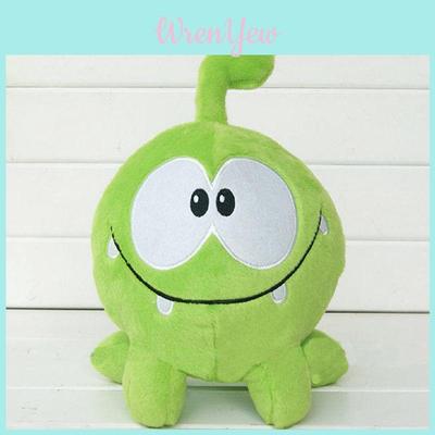 Adorable 8" Cut The Rope Candy Monster Om Nom Plush Toy Soft Doll Gift Figure