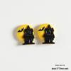 Halloween Resin Mini Ghost, Pumpkin & Black Cat DIY Ornaments