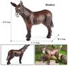 Oenux Farm Model Simulation Goose Duck Pig Hen Cow Horse Sheep Action Figures Poultry Animals Figurine Miniature Cute Kids Toy
