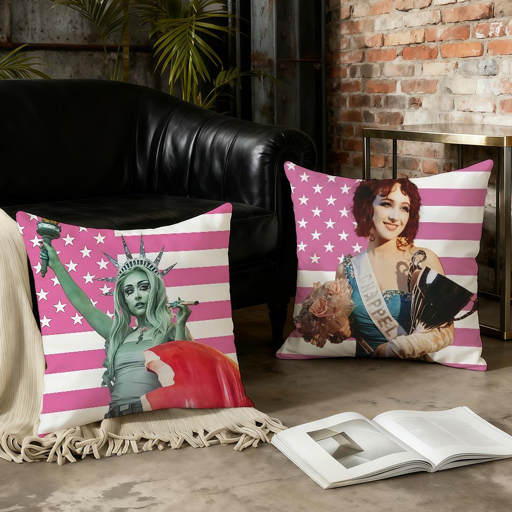 Hot Singer C-Chappell R-Roan cushion cover Home Office Convenient Nordic Simplicity Hit With Zipper Cushion Cover