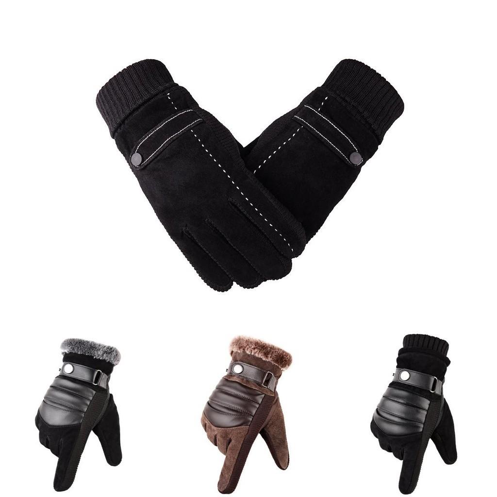 Fashion Men's Premium Winter Warm Touch Screen Driving Gloves For Outdoor Sports