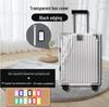 Waterproof Transparent PVC Luggage Protective Cover & Tag Set