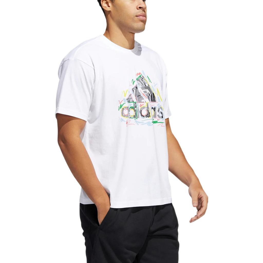 Adidas T Shirts Men's Crew Neck Moderate Straight Fit HC4456