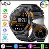 Outdoor GPS Smartwatch Herren Taschenlampe 1,43'' AMOLED Bildschirm Sportuhr 530mAh Großer Akku Kompass Höhenmesser Smartwatch