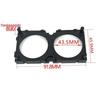 43184 Stackable Dual Lithium Battery Holder, 43.5mm Aperture, 45.9mm Pitch.