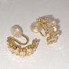 Jewelry  Ear Cuff Gold Color Zircon Ear Clip Korean Earrings Ear Bone Clip Clip Earrings