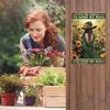 Retro Garden Tin Sign 8x12 Inch Vintage Metal Art Decor